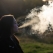 girl vaping